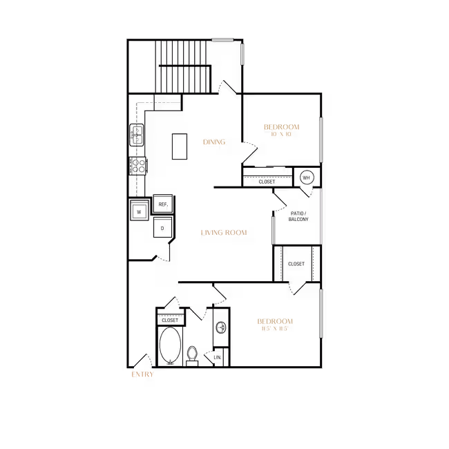 Unit C0627 C0711 floor plan